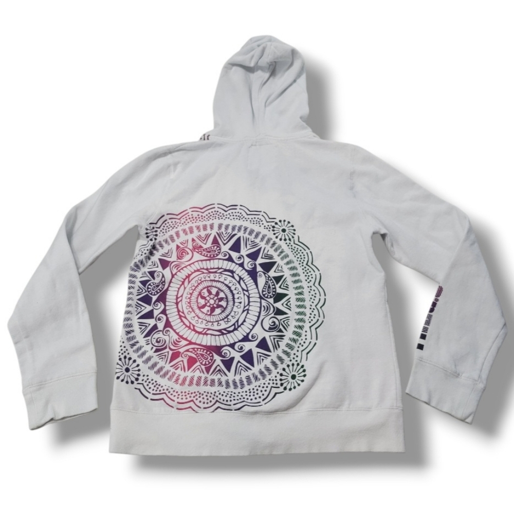 O'Neill Sweatshirt Size Large Y2k Surfer Girl Surf Culture Boho Chic With Flaws - Picture 9 of 13